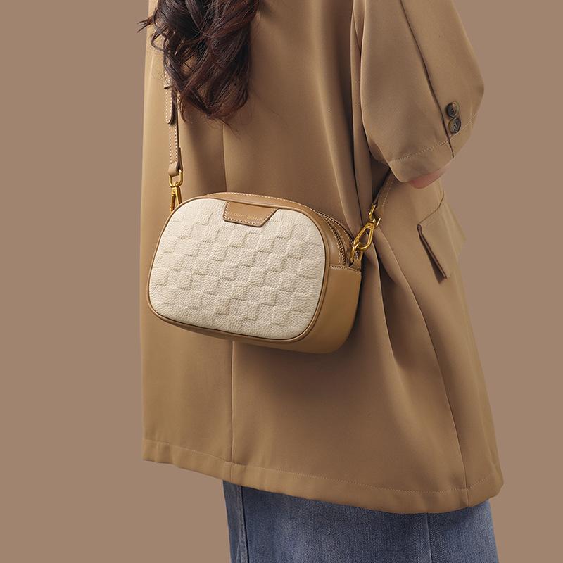 Bag Women'S Bag Summer Leather Messenger Bag Small Bag Versatile Light Luxury Niche High-End Shoulder Bag