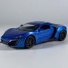 1:32 W Motors Lykan Hypersport Supercar Alloy Metal Diecast Model Car Miniature Vehicles With Sound & Light Collectibles Present