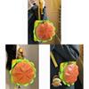 Burger Shape Pu Mini Crossbody Bag With Zipper For Casual Daily Use