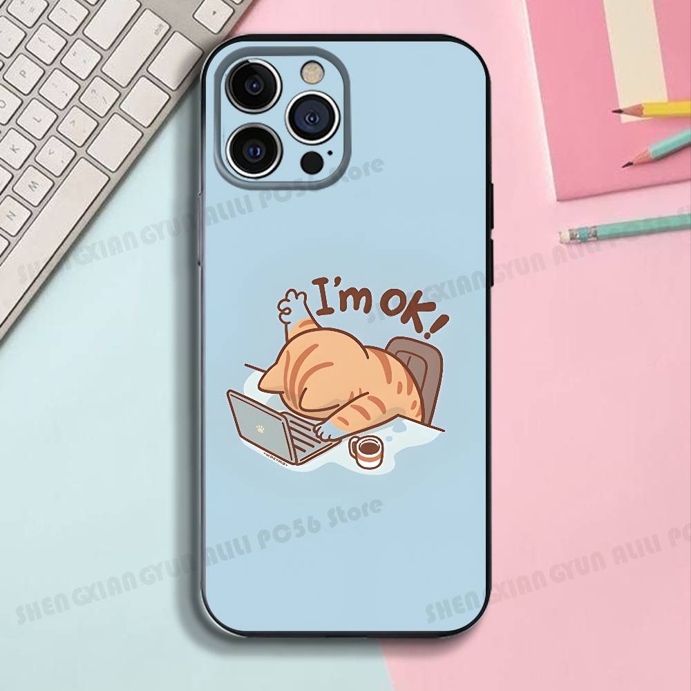

Cute Sign Silicone Soft Phone Case For IPhone17 16 15 14 13 12 11 Pro Max Plus X XR SE Cover iPhone17air