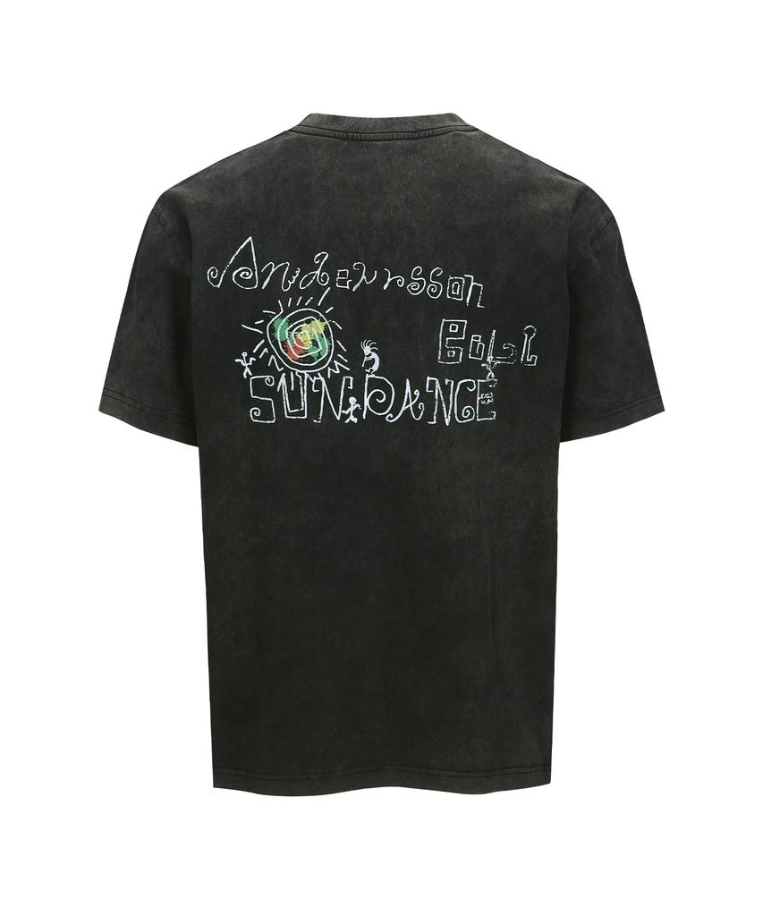 ADSB ANDERSSON BELL (Essential) Unisex Pigment Sundance T-Shirt Atb1404U(Charcoal)