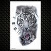 Tatuaje Temporare Colorate cu Lotus Pentru Femei Fete Flori de Trandafir Mehndi Autocolant Tatuaj Iasomie Bujor Tatuaje Impermeabile Artă Corporală Mână