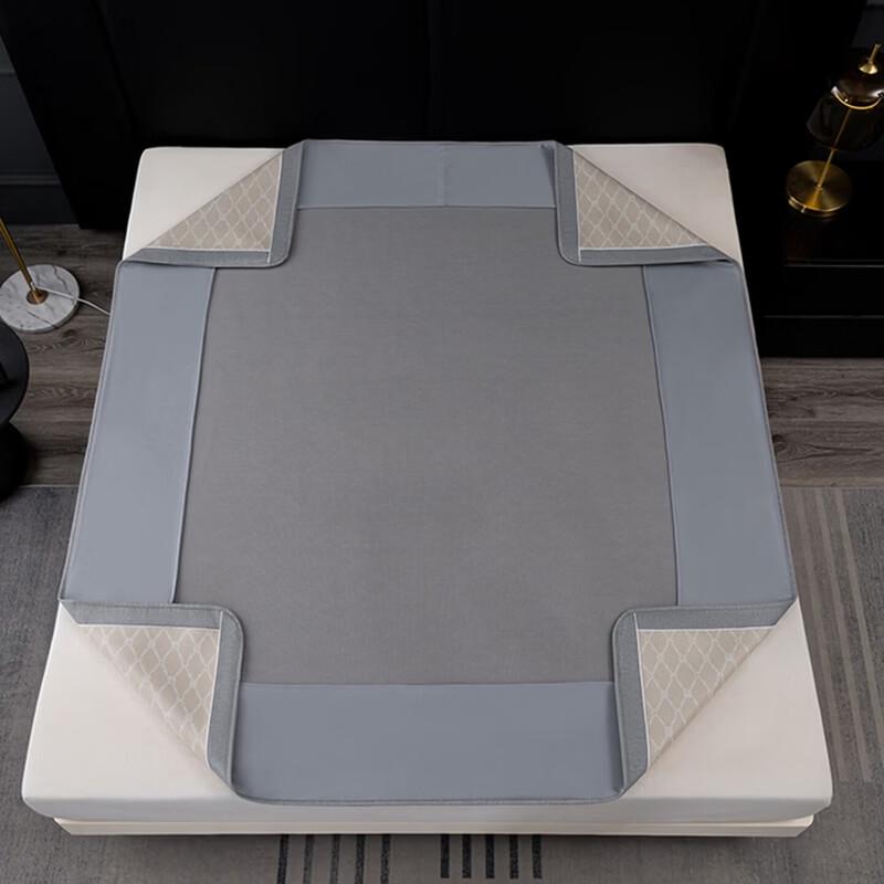 Light Luxury Cooling Ice Silk Fitted Sheet Set