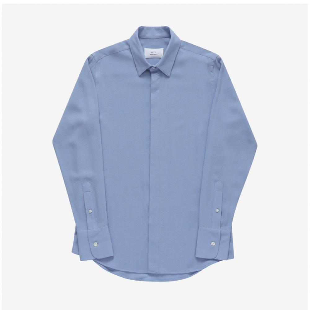 Ami Ush004 Wv0042 484 Ami De Coeur Heart Back Logo Classic Public Shirt