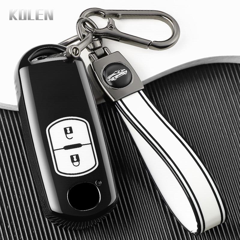 New Tpu Car Key Case Cover Fob For Mazda 2 3 5 6 Bl Bm Gj Atenza Axela Demio Cx-3 Cx3 Cx-5 Cx5 Cx7 Cx-9 Cx8 Protected Shell Bag