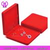 Flocked Jewelry Box for Necklace, Rings, Bracelets & Earrings - 4-Piece Set