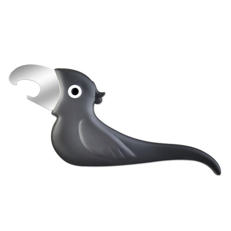 Magnetic Parrot Shape Wine Opener Bird Shaped Bottle Opener for Birthday Parties чёрный