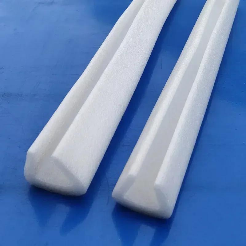 U-Form Perlschaum Schutzecke Tür Fenster Bilderrahmen Gerade Stange Kante Ecke Kollisionsschutz Hülle Weißer Kunststoff Schaumstoff