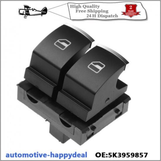 Electric Power Window Switch For V-W Eos G-olf MK5 MK6 GTI 5K3959857 Driver Side