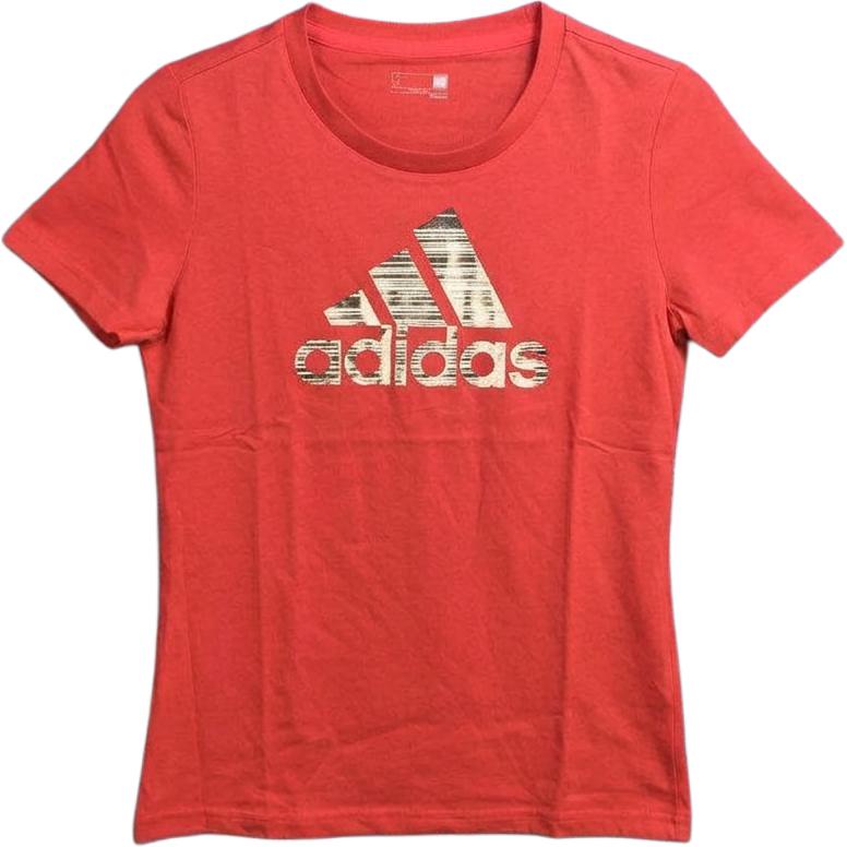 Adidas Comfortable Versatile Round Neck Pullover Short Sleeve T-Shirt Women tops AZ9464 S