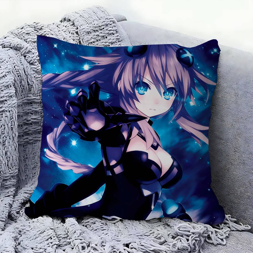 

Anime Characters Neptune Pillow Cover For Bedroom Room And Living Room Sofa Decorative Cushion Cover 16x16Inch