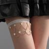Multi-layer Lace Pearl Leg Chain Bohemian Korean Style Garter Beach Women Leg Chain  Women