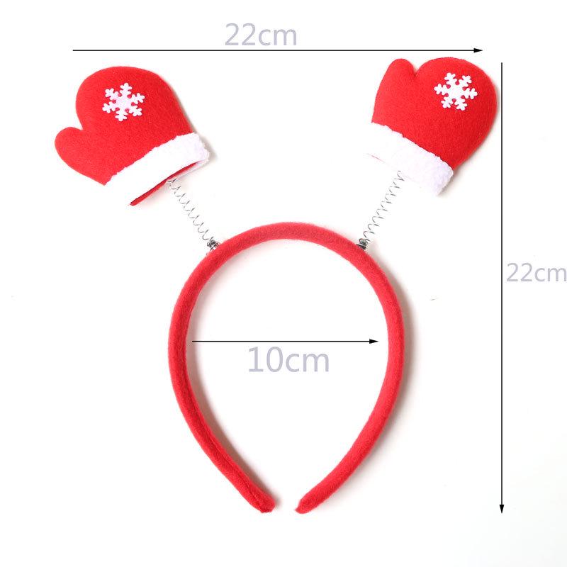 Christmas Headband: Santa, Snowman & Reindeer Antlers for Kids' Party