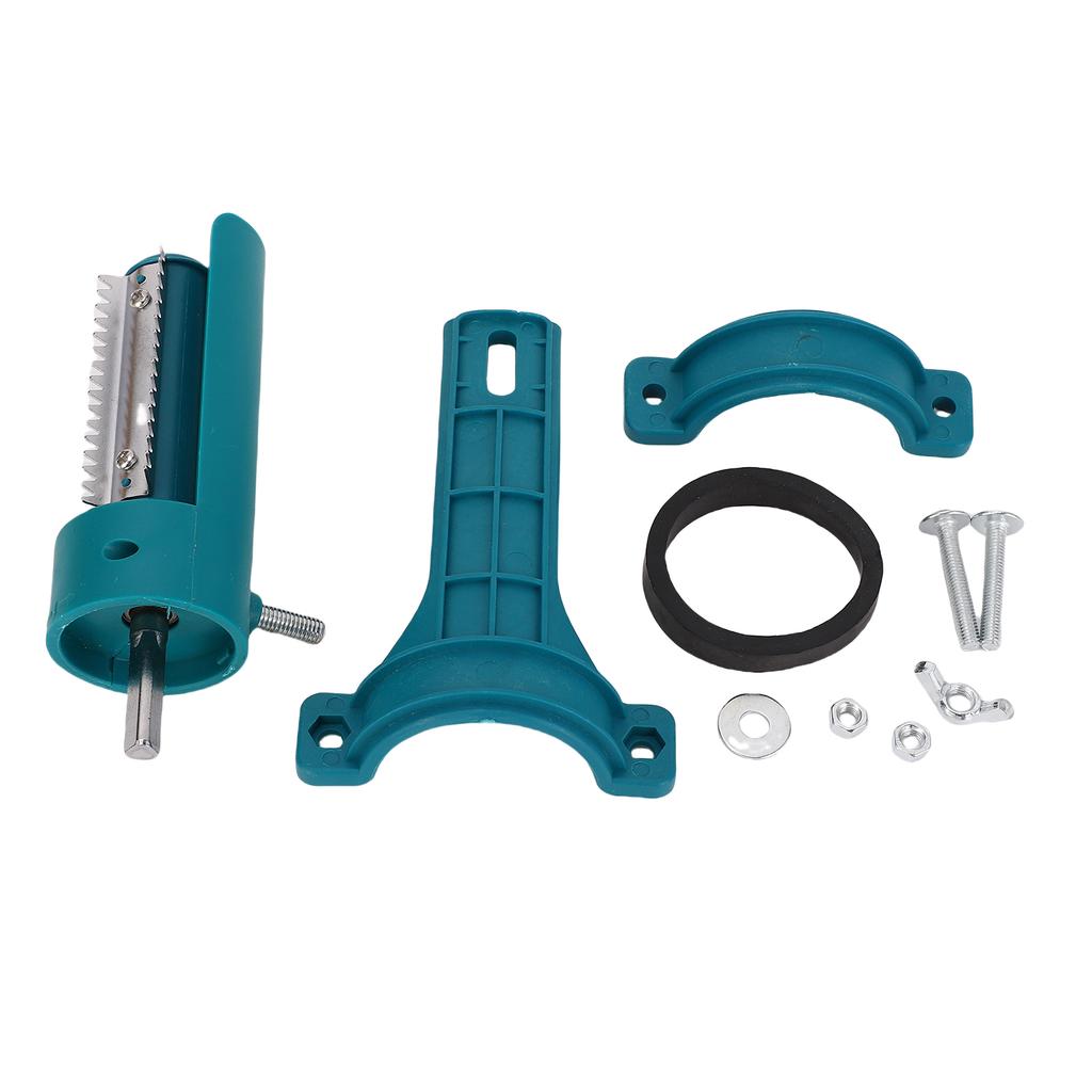 Electric Drill Fish Descaler Head Stainless Steel Blades Non Slip Cover Fish Scale Remover for Power Drill Fish Scale Remover