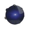 Tamboerijn 8 inch handpercussie-instrument met belletjes voor kinderen en volwassenen, blauw