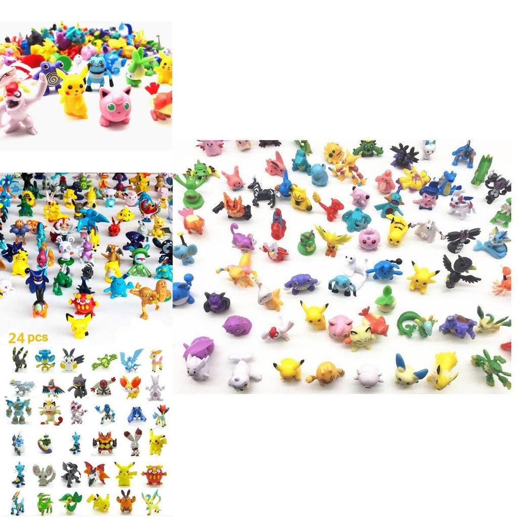 24 Adorabili Figure di Pokemon per Collezionisti e Fan Dimensioni 2-3 cm