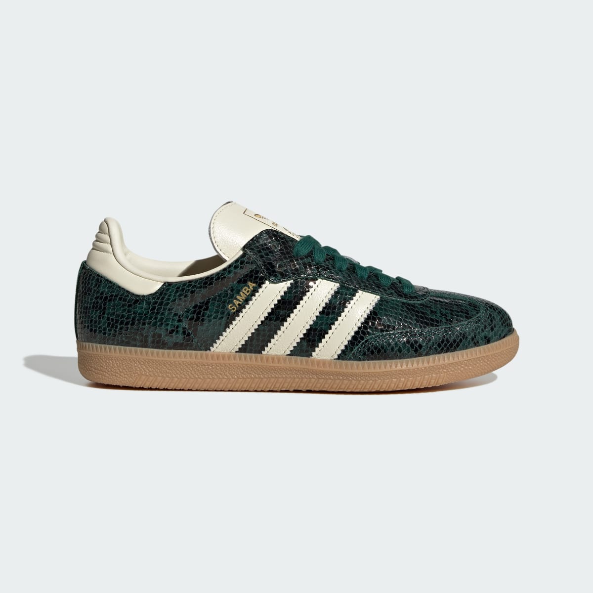 Adidas Samba Og Trainers Cream White Collegiate Green : Natural in Women's Size 4, Office Shoes - Image 2