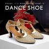 Lateintanzschuhe Erwachsene Damen Weiche Sohle Tango Modern Social Dancing Schuhe Party Ballsaalschuhe Absatz 5,5cm