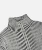 Vastic Two-Tone Knit Zip-Up_White / Black