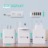 EU Standard Multi-Functional Charger: 4A+1C Ports, 3.1A, 45W Type-C Power Supply