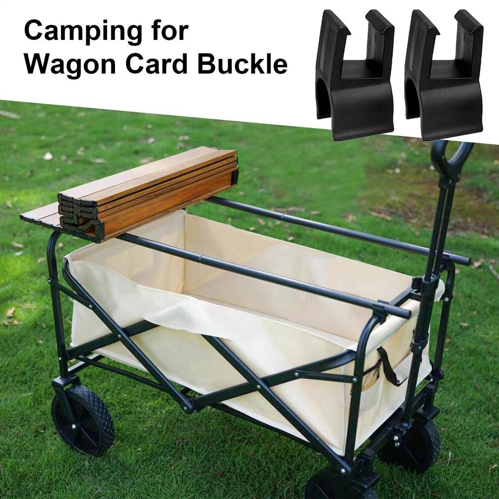 Camping Trolley Card Buckle Portable Multifunctional Trolley Card Buckle For Beach Garden Fishing Folding Cart Accessories