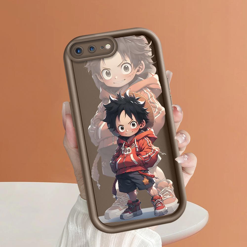 Cute Luffy Pattern Pattern Phone Case for iPhone Samsung Galaxy Xiaomi Redmi POCO HUAWEI Honor Shockproof Rubber Soft Flexible Cover Casing