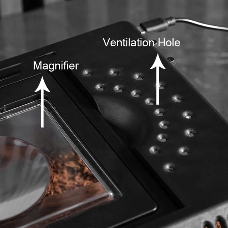 Zewnętrzny Box Hodowlany dla Gadów Zwierząt Domowych Pudełko do Karmienia Zwierząt Pełzających Jaszczurka Jedwabnik Skorpion Chrząszcz Pudełko na Owady Domek dla Zwierząt Akrylowa Klatka