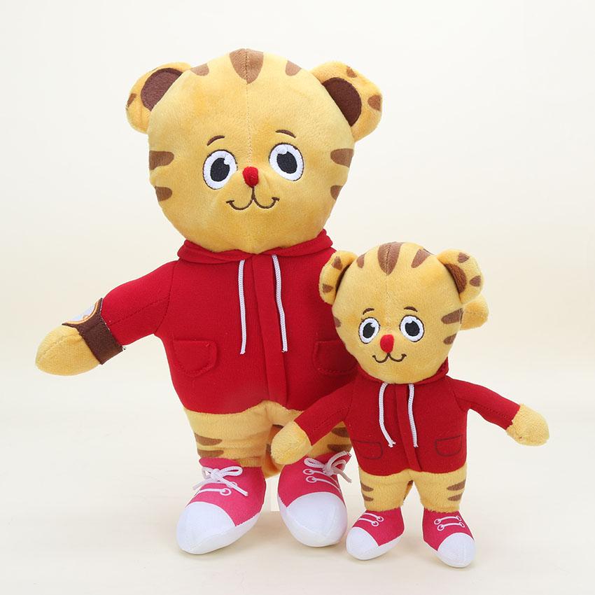 20/30cm Peluches Quartier de Daniel Tiger Jouets en Peluche Doux Mignon Chaton Tigre Daniel Jouet en Peluche Enfants Oreiller Mignon