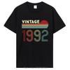 Vintage 1992 31th Birthday Gift Streetwear 31 Years Old T-Shirt Graphic Tee Tops Aesthetic O-Neck Tshirt Oversized Tshirt