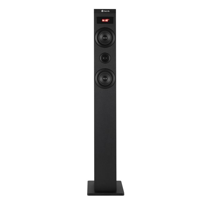 Tour de Son Bluetooth - NGS - SKY CHARM - 80W - Télécommande - Entrées multiples - Noir
