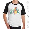 Tropical Parrot T Shirt Cotton Men Women DIY Print Parrothead Buffett Shark Tropical Volcano Parrot Margaritaville Beach