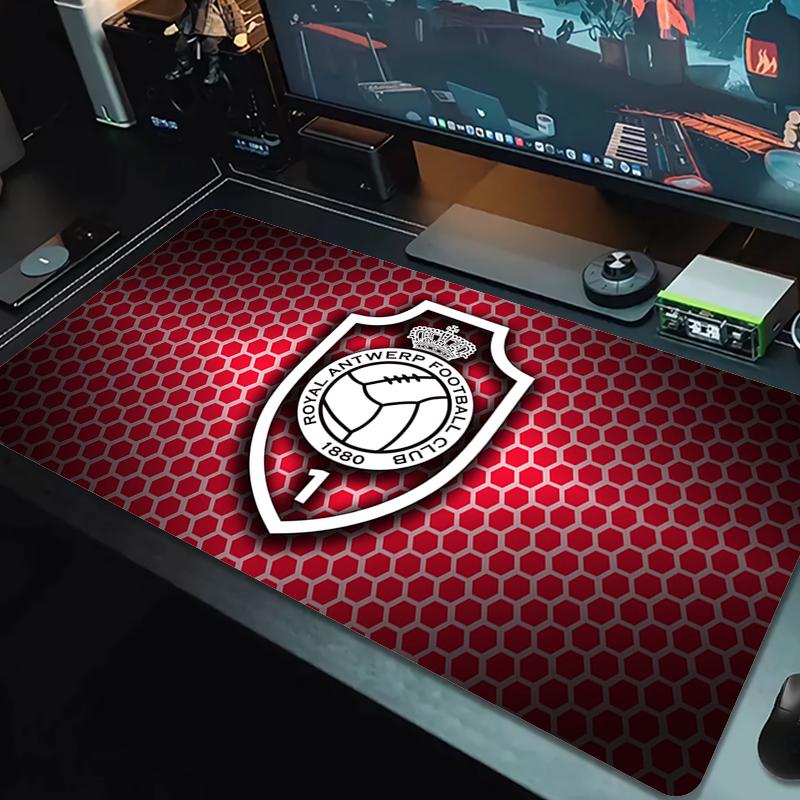 Royal Antwerp Fc Mouse Pad Large Gaming Table Cushion Nonslip Laptop Tablet Big Mousepad Xxl Mat Mini Pc Playmat With Lock Edge