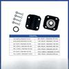 PE Water Pipe Connector Agricultural Fertilization Irrigation Tube Repair Tee Connectors Add Female Thread Interface Joint
