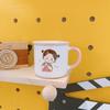 Cartoon Creative Couple Cup Boy Girl Student Water Cup Ceramic Cup Mug Breakfast Cup Cute Pair Cup