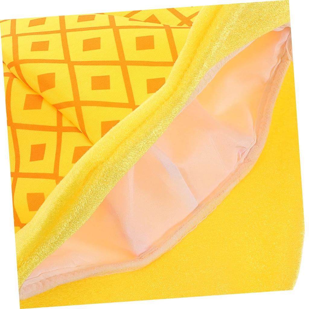 Healeved Pineapple Hat, Kids' Fruit Headgear, Lightweight 59g, Pretend Play, Party Hat, Children's Costume Accessory, 13.78 X 12.80 X 12.60 Inches