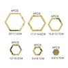 24pcs Hexagon 3D Mirror Wall Stickers Bedroom Creative Self Adhesive Decoration Honey Comb Waterproof Stickers Home Decor