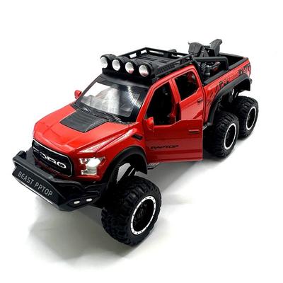 Ford Beast Raptor Off-Road 1:24 Die-Cast Model Car, Red