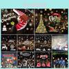 2020 Merry Christmas Window Wall Sticker Decals Perfect For Festive Winter Wonderland Decor