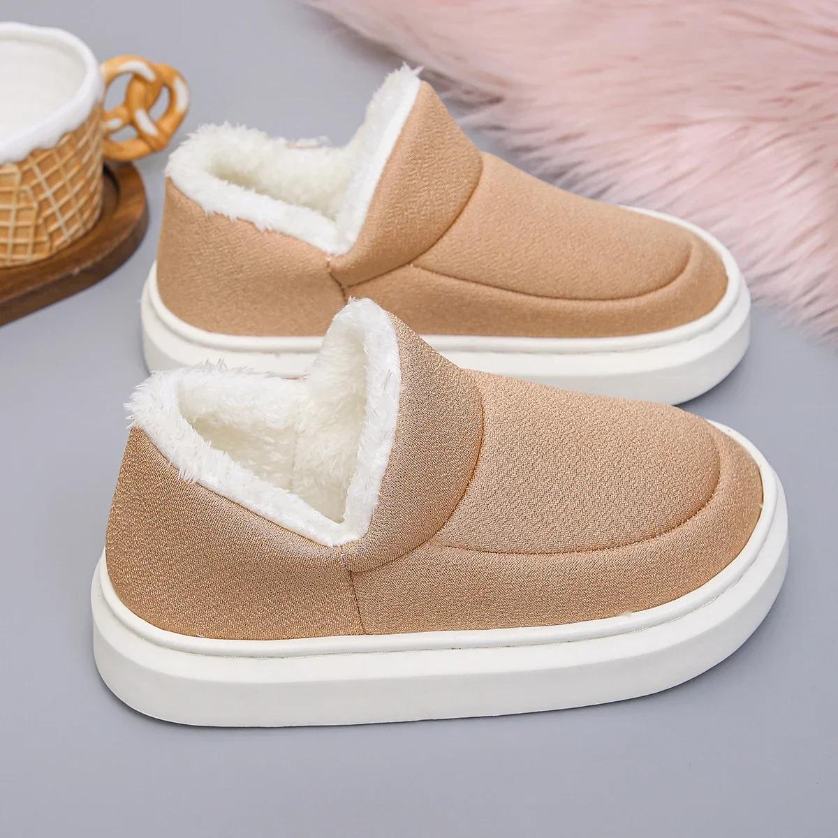 Зимняя женская повседневная домашняя обувь 2024 года — фото 11