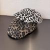 Leopard Printed Dad Hat With Cotton Blended Fabric For Casual Daily Use