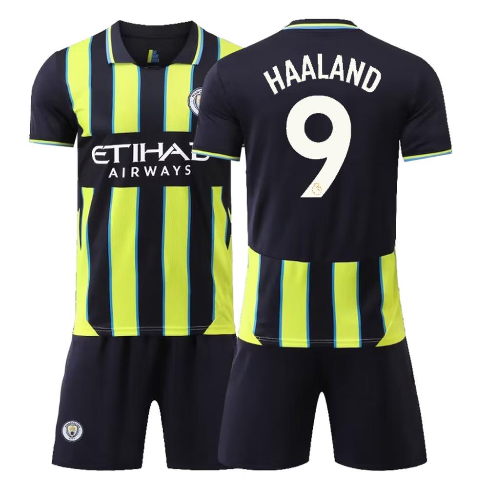 Man City Away Football Jersey No.9 Player Men Fan Edition Shirt 16