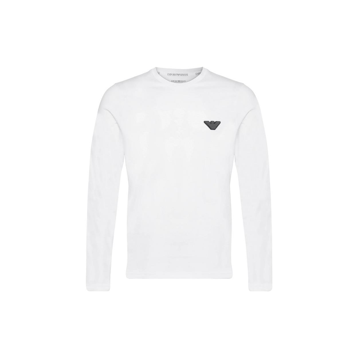 Emporio Armani Logo Print Fitted Short Sleeve T-Shirt Men Tops White 111653-3F755-00010 XL