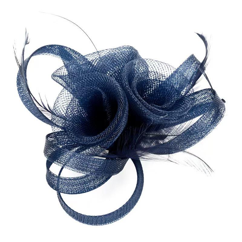 Brudhuvudbonad: Vintage Fjäderfascinator för Tebjudning, Hästkapplöpning, Dans, Festival och Evenemang