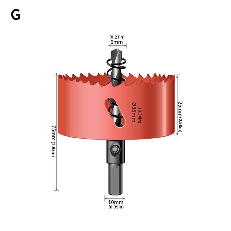 M42 Hole Sawing Drill Bit Cutter for Metal Iron Plastic Wood PVC Board Plasterboard Woodworking Hole Sawing Carpentry Tool