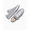 Converse Chuck Taylor All Star Classic Bequeme Atmungsaktive Canvas Schuhe Unisex Sneaker Grau A18102C