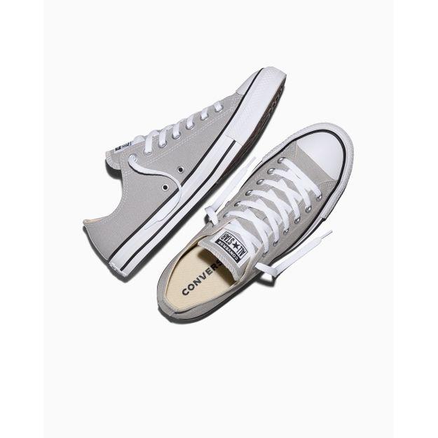 Converse Chuck Taylor All Star Classic Bequeme Atmungsaktive Canvas Schuhe Unisex Sneaker Grau A18102C