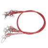 10Pcs 50cm Fishing Wire Rigs   S Anti Bite Fishing Line   S with Swivels Ine   S