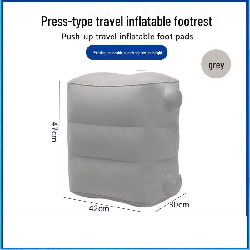 Two-Layer Portable Inflatable Footrest Mat for Yoga & Travel