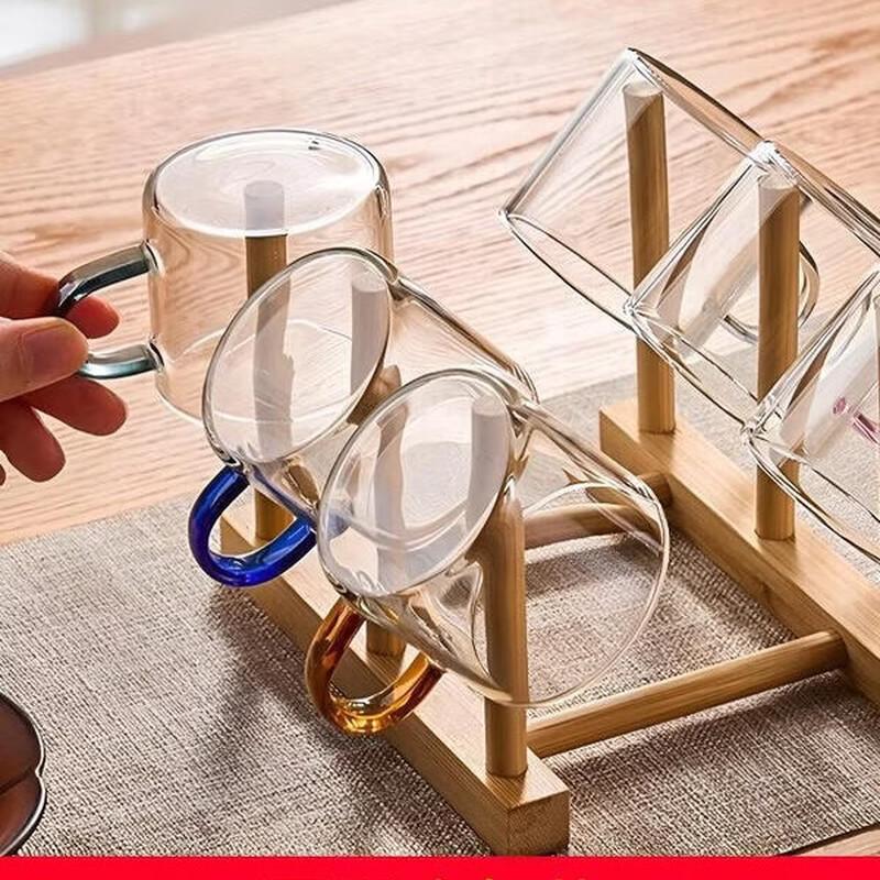 

Tianxi Colored Heat-Resistant Glass Teacups (6-Pack)