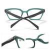 Personalisierte Farbabstimmung Lesebrille Amazon Damen Einfache Großer Rahmen Katzenauge Lesebrille